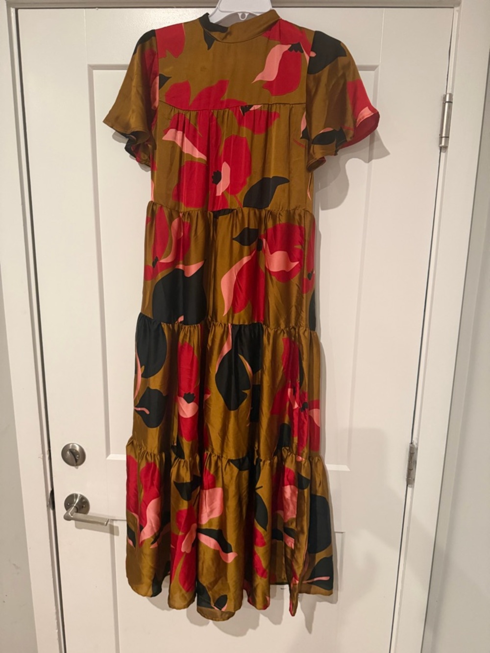 Anthropologie Corey Lynn Calter Gianna Tiered Maxi Dress Size XS - Picture 6 of 9